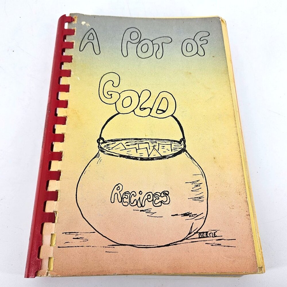 Cookbook Recipe St Raymond Parish Homeschool Pot of Gold Illinois Handmade 1976